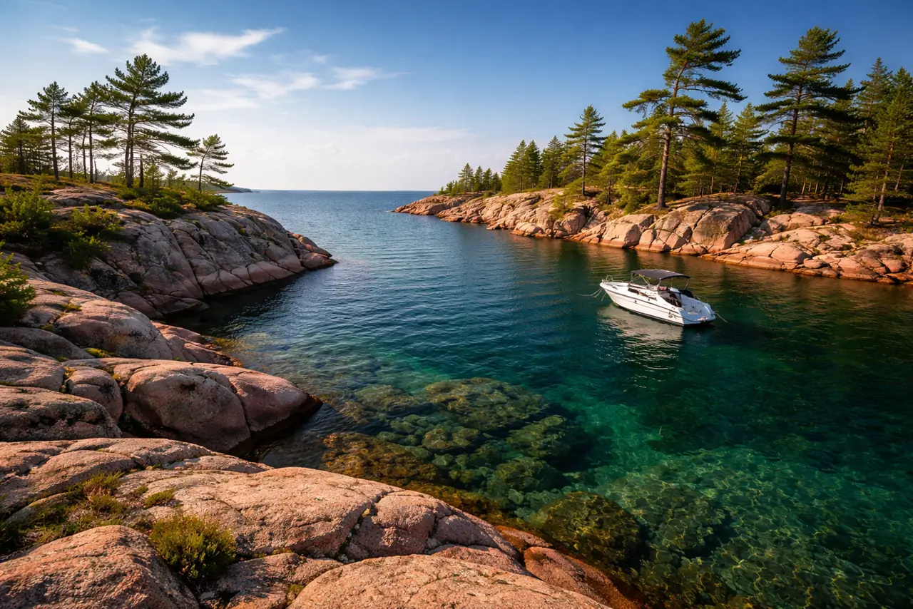 Georgian Bay boat launches in Ontario
