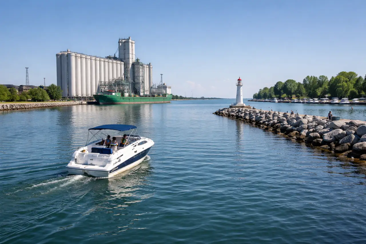 Port Stanley Boat Launch boat launch on Lake Erie in Ontario
